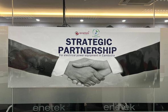 Strategic Partnership for electrical power equipment in Cambodia.